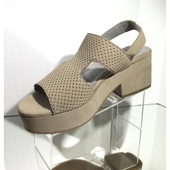 NEW EILEEN FISHER Dean Platform Slingback Sandals, Multiple Sizes - MSRP $240.00 - Picture 6 of 10